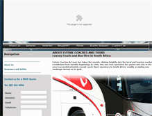 Tablet Screenshot of futurecoaches.co.za